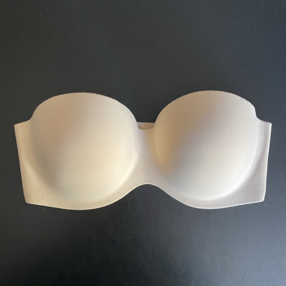 Felina Strapless Smooth Molded Cup Bra in Ivory